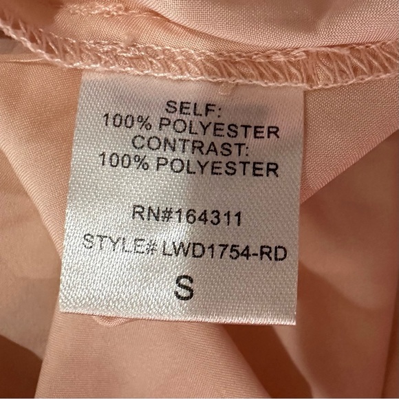 Aura Pink Ombre Tulle Ruffle Tiered Mini Dress Small Coquette Fairy - Picture 10 of 11